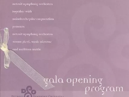 Program - Gala Opening Program