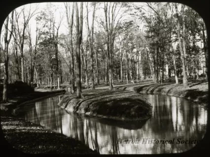 Transparency, Lantern-slide - November, Detroit - Bell Isle