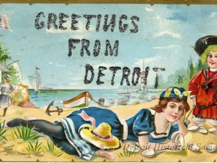 Postcard - Greetings from Detroit
