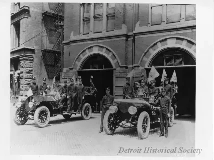 Print, Photographic - Detroit Fire Department Engine Company No. 3