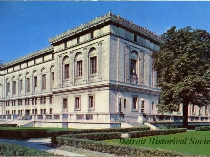 Postcard - The Detroit Public Library - The Detroit Public Library