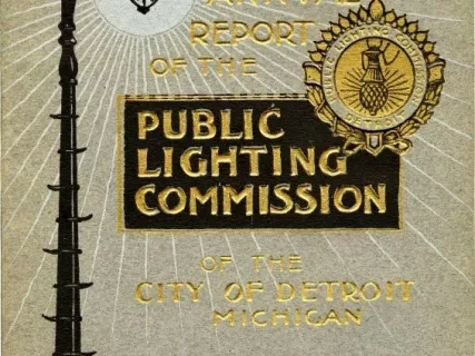 Booklet - Fourteenth Annual Report of the Public Lighting Commission of the City of Detroit, Michigan