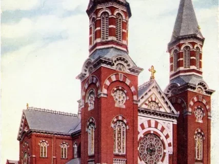 Postcard - St. Mary's Catholic Church, Detroit, Mich. - St. Mary's Catholic Church, Detroit, Mich.