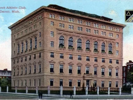 Postcard - Detroit Athletic Club, Detroit, Mich.