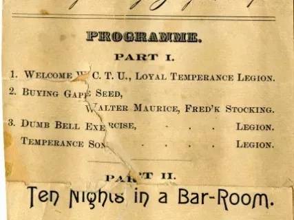 Program, Theater