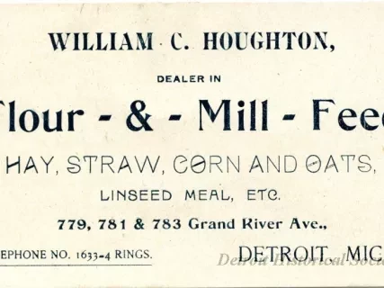 Card, Business - William C. Houghton