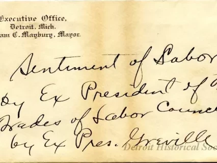 Envelope - Sentiment of Labor