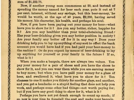 Handbill, Political - What Have You to Show for It?