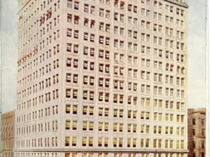 Postcard - Ford Building. - Ford Building