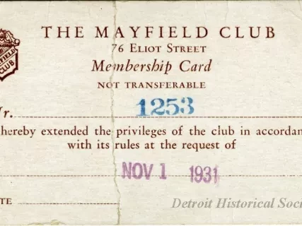 Card, Membership
