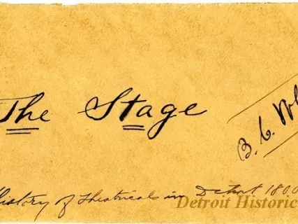 Envelope - The Stage