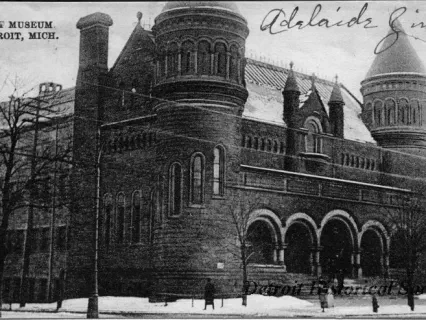 Postcard - Art Museum, Detroit, Mich.