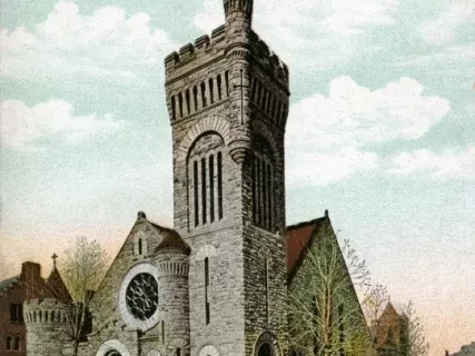 Postcard - St. Joseph's Church, Detroit, Mich.