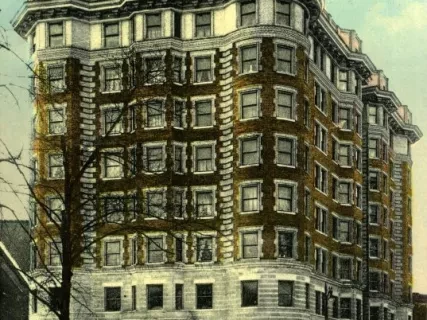 Postcard - Tuller Hotel, Detroit, Mich.
