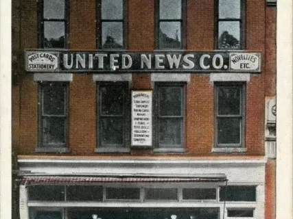 Postcard - United News Co. Building, Detroit, Mich.