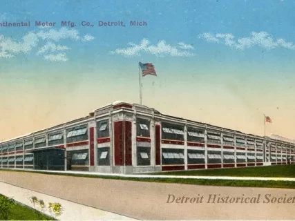 Postcard - Continental Motor Mfg. Co., Detroit, Mich
