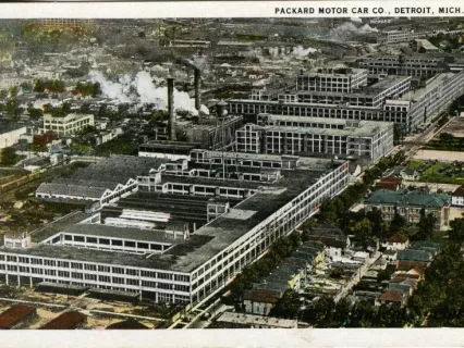 Postcard - Packard Motor Car Co., Detroit, Mich.