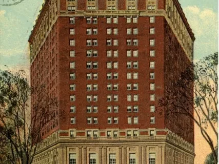 Postcard - New Statler Hotel, Detroit, Mich.