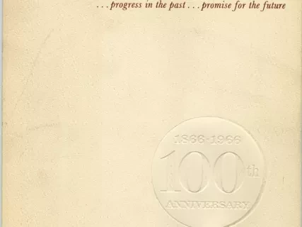 Brochure - Parke-Davis at 100 ...progress in the past...promise for the future