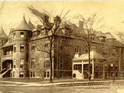 Postcard - Woman's Hospital, Detroit, Mich. - Women's Hospital, Detroit, Mich.