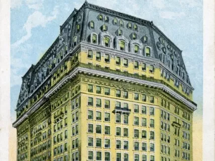 Postcard - Hotel Pontchartrain, Detroit, Mich.