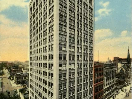 Postcard - S. S. Kresge Building, Detroit, Mich.