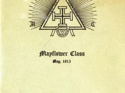 Program - Mayflower Class, May, 1913