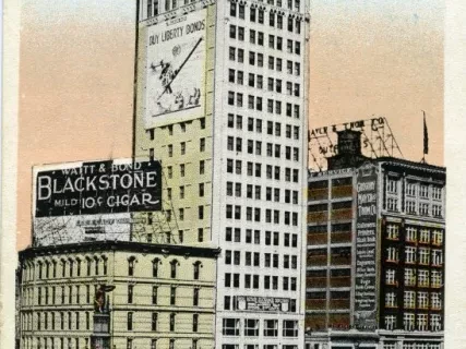 Postcard - New Real Estate Exchange Building, Detroit, Mich.