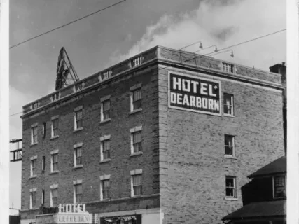 Postcard - The Dearborn Hotel, Dearborn, Mich.