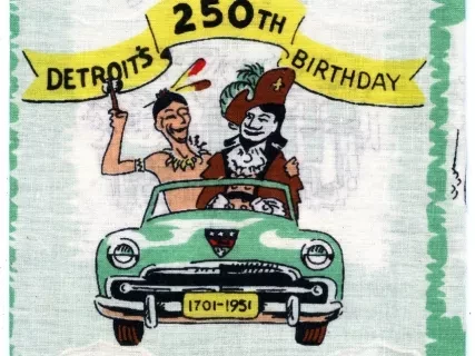 Handkerchief - Detroit's 250th Birthday
