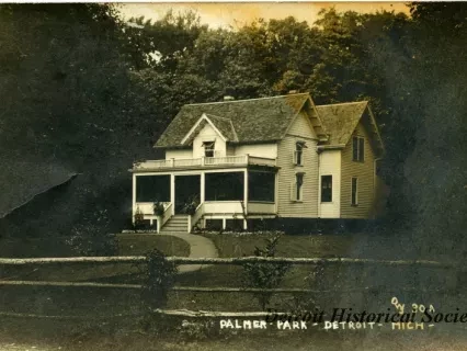Postcard - Palmer - Park - Detroit - Mich -