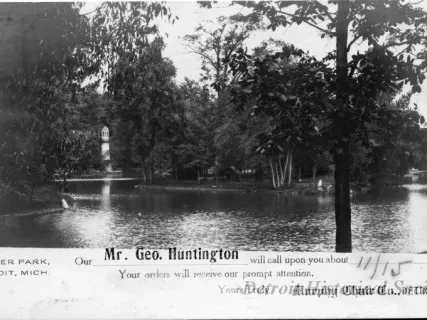 Postcard - Palmer Park, Detroit, Mich.