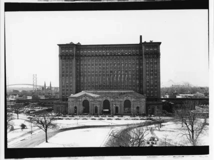 Print, Photographic - Detroit Train Station