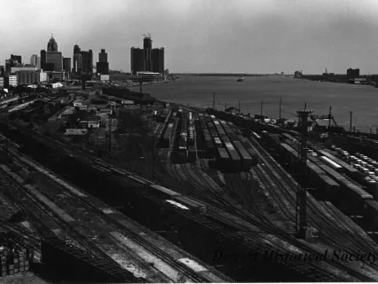 Print, Photographic - Railroad Yard