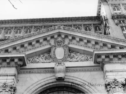 Print, Photographic - Detail / Front of Train Station