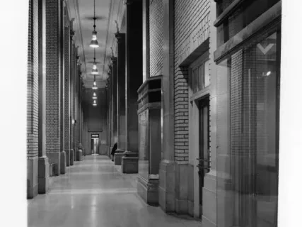 Print, Photographic - Hall in Michigan Central Station