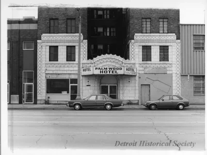 Print, Photographic - Palm Wood Hotel, Woodward Ave