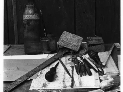 Print, Photographic - "Work Bench & Tools"