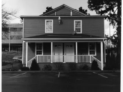 Print, Photographic - Rear of Bagley Inn