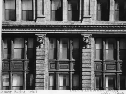 Print, Photographic - Stevens Building - detail; 1258 Washington