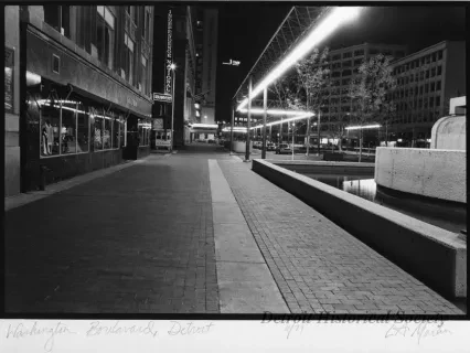 Print, Photographic - Washington Boulevard, Detroit