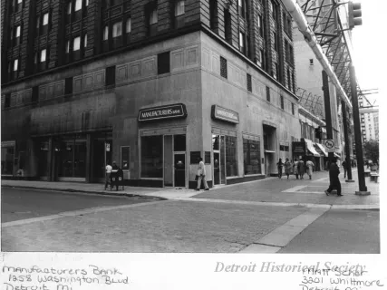 Print, Photographic - Manufacturers Bank; 1258 Washington Blvd