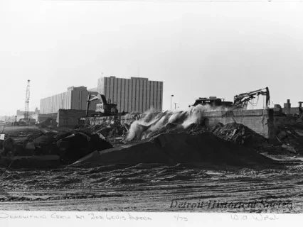 Print, Photographic - Demolition Crew at Joe Louis Arena