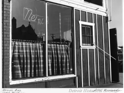 Print, Photographic - Nemo's Bar, 1348 Michigan, Detroit; Sidestreet Facade