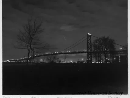 Print, Photographic - Ambassador Bridge in Evening