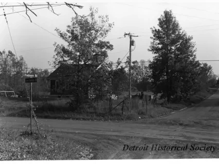 Print, Photographic - Eaton School, Lake Orion, Michigan, Oakland Township - front side view
