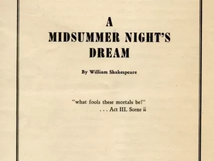 Program, Theater