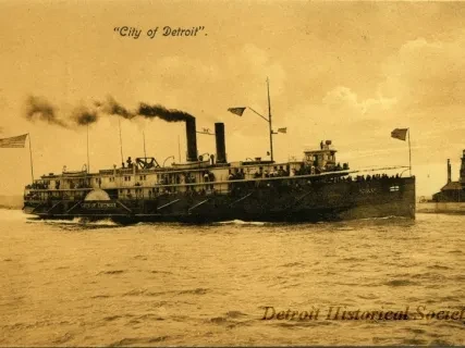 Postcard - "City of Detroit"