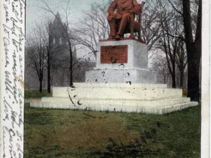 Postcard - Pingree Monument, Detroit, Mich.