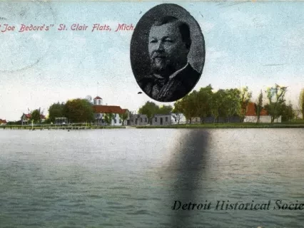 Postcard - "Joe Bedore's" St. Clair Flats, Mich.